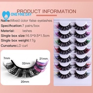 Popular Color Fake Eyelashes, Thick And Simulated D-curve Curled, Double Bat3805 H0k8