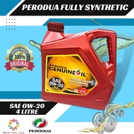 Perodua Axia / Alza / Bezza / Myvi  Sae 0W - 20 Fully Synthetic Engine Oil