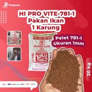 READY STOK Per Karung 20 Kg. Hi Pro Vite 781-1 1Mm Pelet Ikan Makanan