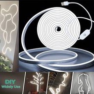 1m/2m/3m/4m/5m USB Powered Flexible LED Neon Strip Lights, Dimmable Atmosphere Lighting For Living R
