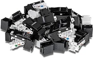 TRENDnet Cat6 Keystone Jack, 25-Pack Bundle, 90° Angle Termination, Compatible with Cat5, Cat5e, & C