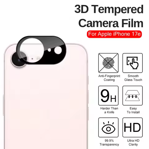 3D Full Camera Protection Back Cap For Apple iPhone 17e Back Lens Protector Cover Film iPhone17e i P