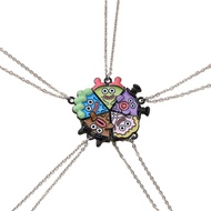 5 Pieces Friendship Necklaces Best Friend Pizza Pendant Necklace 4XBF
