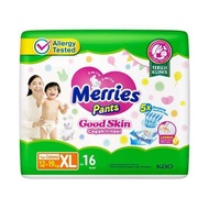 popok merries pants m22 l20 xl16 l30 murah