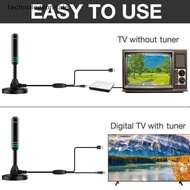 [TEC] Digital TV Antenna With Signal Amplifier 480+ Miles Indoor Outdoor Antenna  VHF UHF Digital Ae