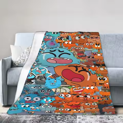 New Arrival The Amazing World of g-Gumballs Blankets Lightweight Thin Flannel Comfortable Throw Blan