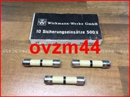 現貨原裝德國WICKMANN FF 4A 500 進口保險管 6X30 特快熔保險絲滿300出貨