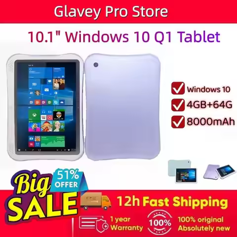 2026 Hot Sales 64Bits 10.1 Inch Tablet PC Windows 10 Quad Core 4GB RAM 64GB ROM Intel Atom X5-Z8350 