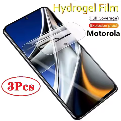 3Pcs Hydrogel Film For Motorola X40 X40 5G X50 Ultra MOTO G 5G 2022 2023 2024 2025 MOTO S30 X30 Pro 