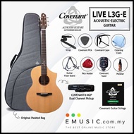 Covenant LIVE L3G-E Solid Top Acoustic-Electric Guitar with Gigbag and Free Accessories