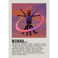 【READY STOCK】Poster Cover Album WUNNA by Gunna for Room/Barber/Gift/Gym