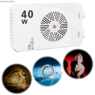 FUSIONFLASH RGB LED Camera Light, 40W 2800-9000K Mini LED Video Lamp, Compact High Power Adjustable 