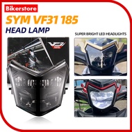 SYM VF3I 185 VF3 LAMPU LED HEADLAMP LAMPU DEPAN SMOKE HEADLAMP HEADLIGHT HEAD LIGHT LED FOR H4 SOCKE