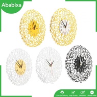 [Ababixa] Ramadan Wall Clock Eid Decorative Wall Clock for Living Room Bedroom Kitchen