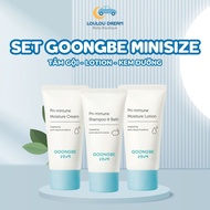 Goongbe minisize bath - Moisturizing - Sunscreen - Goongbe baby travel Set 30ml
