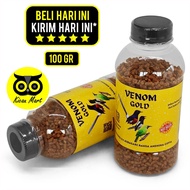KICAU MART Pakan Burung Venom Gold Voer F1 Kibasari Kuning Pur Pakan Burung Murai Kacer Cucak Ijo An