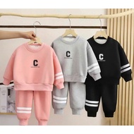 FALL WINTER CLOTHING SET FOR BOYS AND GIRLS 14-45KG MODEL C FELT MATERIAL D13