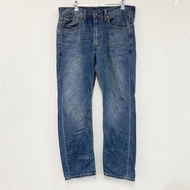 Levi's 505 牛仔褲，拉鍊門襟，靛藍色，W34 碼，古著。