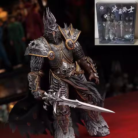 In Stock Originate TITANTOYS Lich King Arthas Menethil Frost knight 1/12 Movable Model Toys Collect 