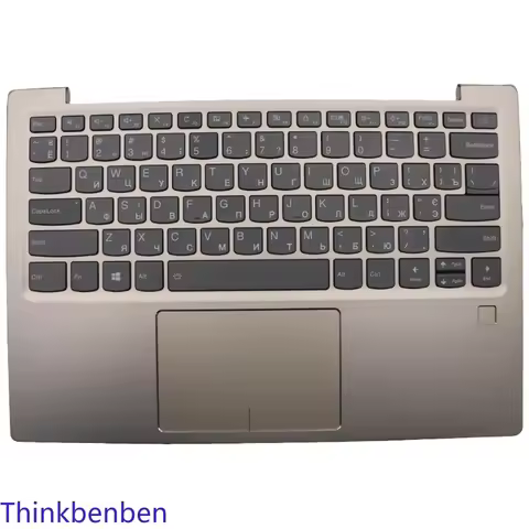 UKR Ukrainian Keyboard Champagne Upper Case Palmrest Shell Cover For Lenovo Ideapad 720S -13 13IKB 1