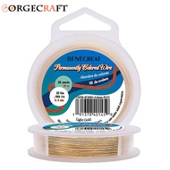 1roll Round Craft Copper Wire Light golden 0.6mm 22 Gauge