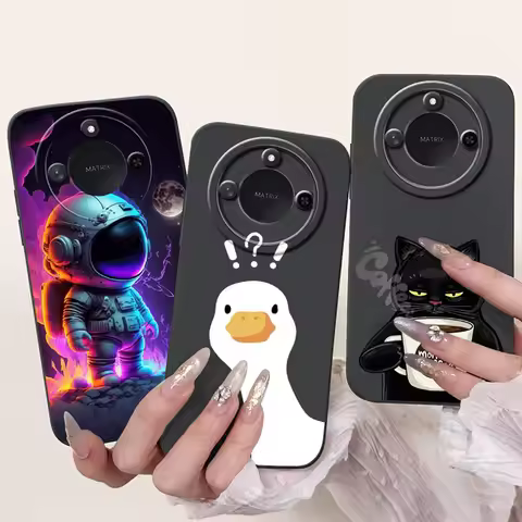 Cartoon Phone Case For Honor X9c Smart 2025 Candy Color Soft Silicone Back Cover For Honor X9C 5G X9