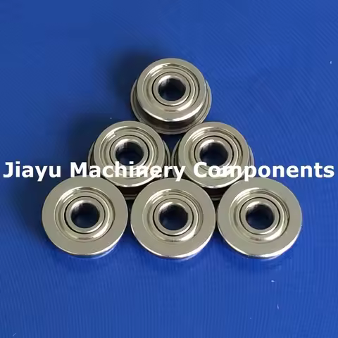 Free Shipping 10/50PCS F605ZZ SF605ZZ Flanged Bearings 5x14x5 mm Stainless Steel Flange Ball Bearing
