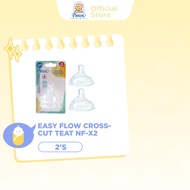 Pureen Natural Flow Cross-Cut Nipple (2's) NF X2