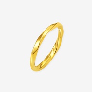 CTS 24K Gold Mobius มันวาวแหวนแถบ CHOW TAI SENG/สัปดาห์ Y0AC0033