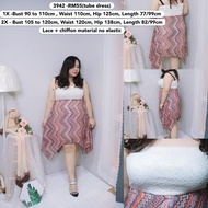 Ready Stock Malaysia Plus Size Tube Dress 现货大码抹胸连衣裙 *Bust 35-48inch /  90cm to 120cm