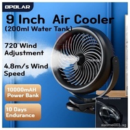 OPOLAR 10000 mAH 9 Inch Portable Mist Spray Clip Fan with 2 Modes Mist Rechargeable fan,Air Cooler,O