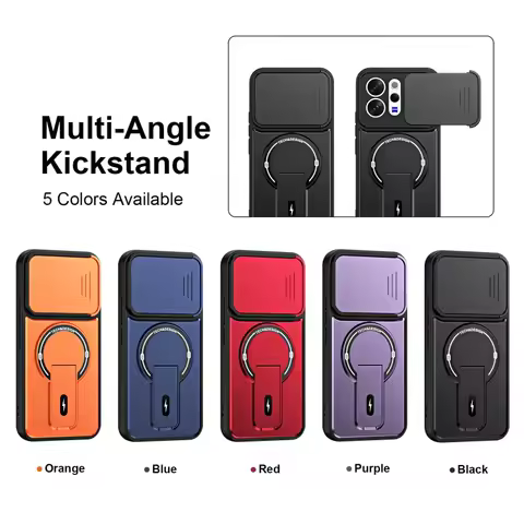 For Vivo V70 5G Global Armor Invisible Bracket Multi-Angle Case For Vivo V70 Lite Magnetic Wireless