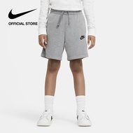 Nike Older Kids (Boys) Sportswear Jersey Shorts - Carbon Heather ไนกี้ กางเกงขาสั้นเจอร์ซีย์เด็ก Spo