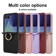 Portable Luxury for Samsung Galaxy Z Flip 7 Case Trendy Design Z Flip7 Flip Z7 With Ring Holder Phon