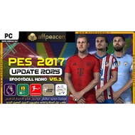 PC GAME PES 2017 PATCH SEASON 2025 + FACEPACK - PC DIGITAL DOWNLOAD