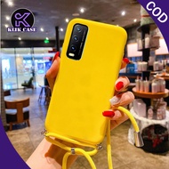 Klik Case [KT] Softcase Slingcase Tali Lanyard for Vivo V15 PRO Y12 Y15 Y17 S1 PRO Y91C Y1S V20 V20 SE Y51 2020 V5 V9 Y83 Y95 V11 Y55 Y19 V7+ | Case Hp | Casing handphone | Case Vivo | Softcase Murah |Case Import | Case Korea | Softcase Tali | Sarung Hp