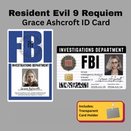 Resident Evil 9 Requiem Grace Ashcroft ID Card FBI Badge