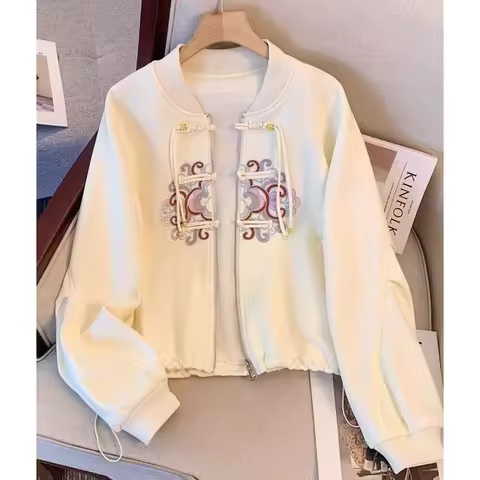 Womens New in Coats & Jackets Oriental China Outdoor Clothes Traditional Chinese Jacket Outerwears