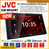 Original JVC KW-M590BT Digital Media Receiver 6.8" Capacitive Touch Monitor Double Din Can Apple Car