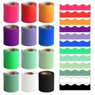Color Waterproof Bulletin Board Bulletin Board Decoration Classroom Blackboard Border Sticker Border