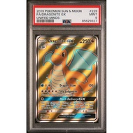 Slab - PSA 9 2019 POKEMON SUN & MOON UNIFIED MINDS 229 FA/DRAGONITE GX UNIFIED MINDS