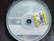 PHILIPS DVD-RW 10片裝 可重複錄寫空白光碟片 全新未拆封