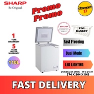 𝐋𝐎𝐑𝐑𝐘 𝐒𝐄𝐍𝐃𝐈𝐑𝐈 𝗞𝗟,𝗦𝗘𝗟𝗔𝗡𝗚𝗢𝗥 Sharp 110L Chest Freezer SJC118 Dual Mode Function