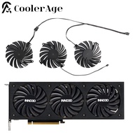 Video Card Fan Replacement For INNO3D GeForce RTX 3080 3080 Ti 3070 Ti X3 OC 85MM CF-12915S RTX3080 RTX3080Ti RTX3070Ti GPU Fan