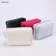wei Large Capacity Velvet Cosmetic Bag Toiletry Bag Convenient Travel Toiletry Bag ie