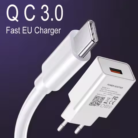 USB Charger For Samsung Galaxy A52 A32 A42 A12 A02S 5G A30 A50 A70 Fast Charging QC 3.0 18W Phone Ad