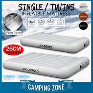 LXLOMAND 25CM Inflatable Bed Camping Air Mattress Camping Air Bed Mattress With Pump Tilam Angin Til