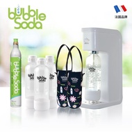 【BubbleSoda】 全自動氣泡水機-經典白水瓶雙拼組 BS-909KTW2 _廠商直送