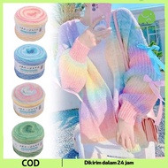 Mohair Yarn Non-Hair Loss Knitting Yarn Gradient Elasticity Yarn Diy Knitting Yarn Gradient Knitting
