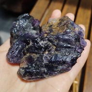 UNGU Brocade Crystal Chunks - Purple Amethyst - rough Amethyst